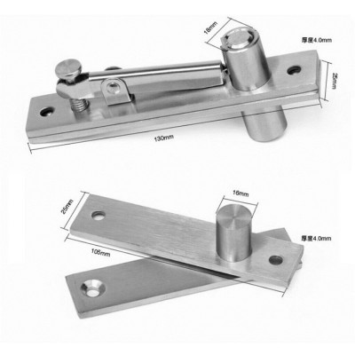 High Quality Metal Parts 180 Degree Rotating Hinge Close Hinge Aluminum Door Pivot Hinge